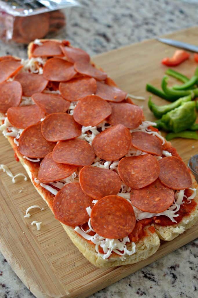 French Bread Pizza - A Super Easy Quick Family Friendly Meal