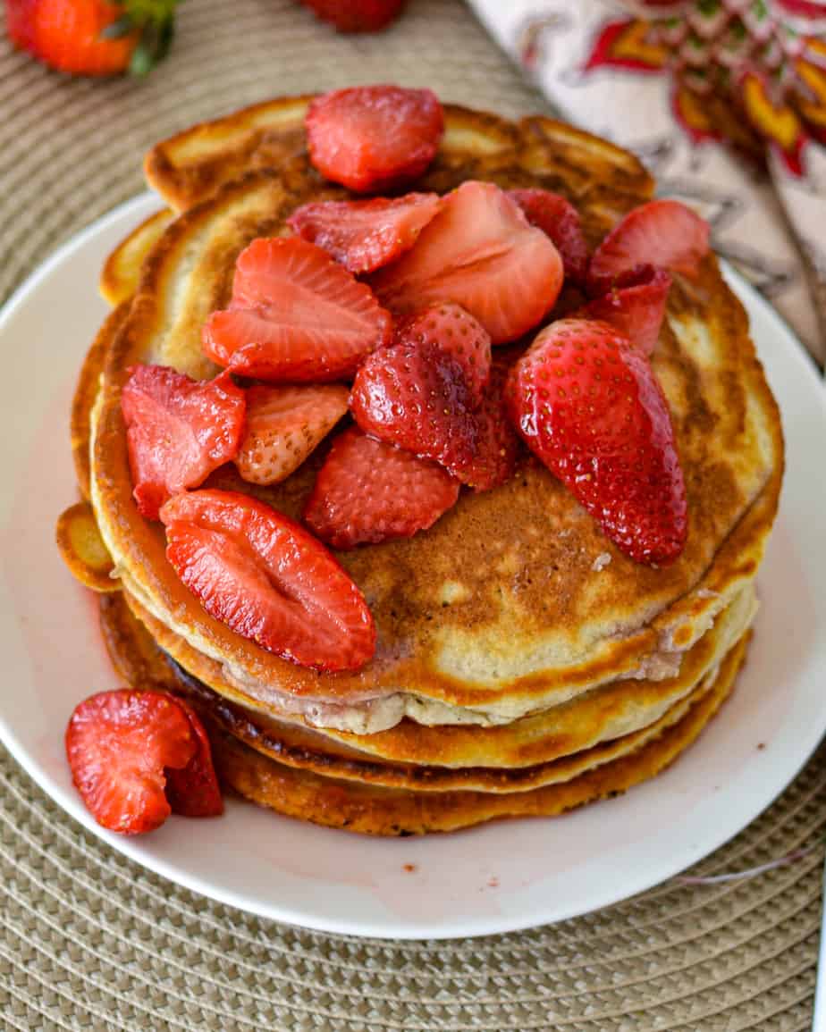 Skillet Strawberry Pancake Recipe