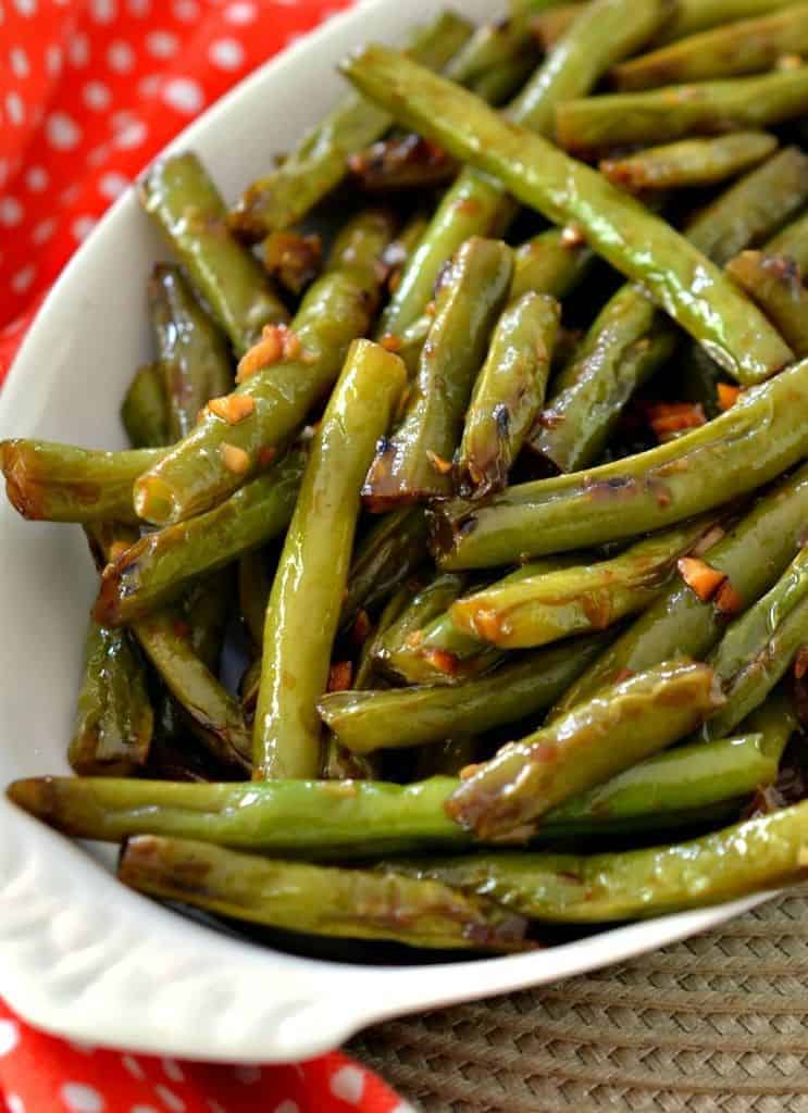 Stir Fried Green Beans with Ginger and Garlic | Small Town Woman