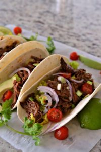 Slow Cooker Barbacoa Tacos Recipe | Small Town Woman