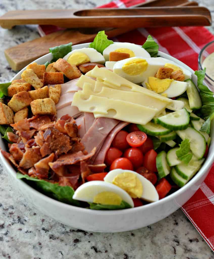 Chef Salad (A Delectable Protein Packed Main Meal Salad)