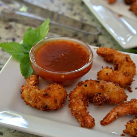 Coconut Shrimp with Sweet Chili Sauce - Small Town Woman