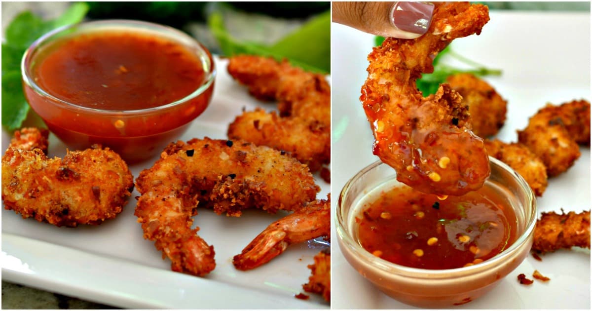 Coconut Shrimp with Sweet Chili Sauce | Small Town Woman