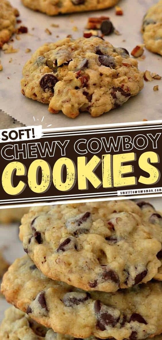 How to Make Homemade Cowboy Cookies | Small Town Woman