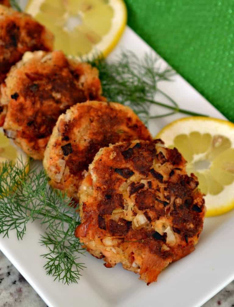 Smoked Salmon Patties with Dill Mayonnaise Small Town Woman