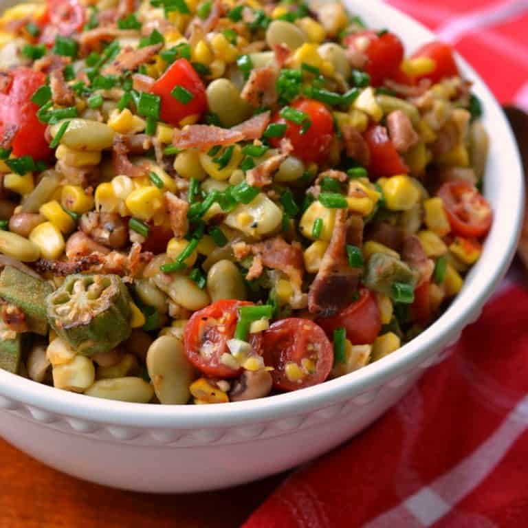 Summer Succotash Recipe Small Town Woman   Succotash DSC 0221 II 768x768 