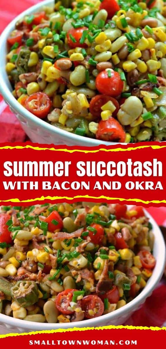 Summer Succotash Recipe - Small Town Woman