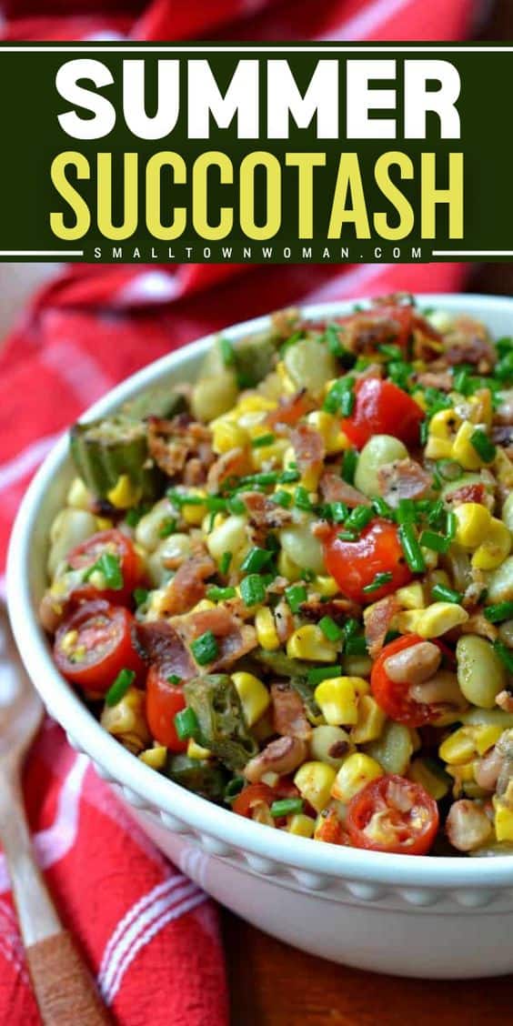 Summer Succotash Recipe - Small Town Woman