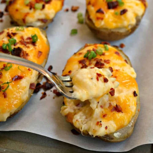 Air Fryer Baked Potatoes - Small Town Woman