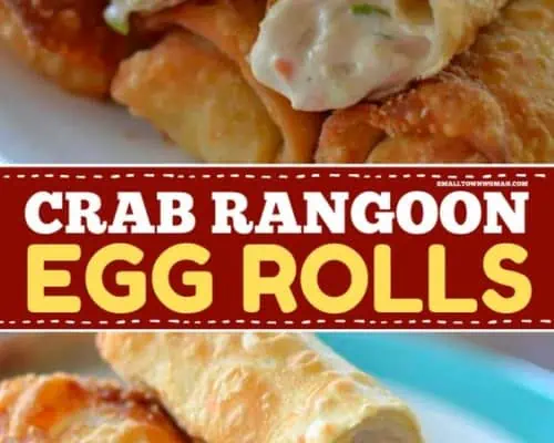 Crab Rangoon Egg Rolls - Small Town Woman