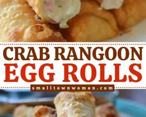 Crab Rangoon Egg Rolls