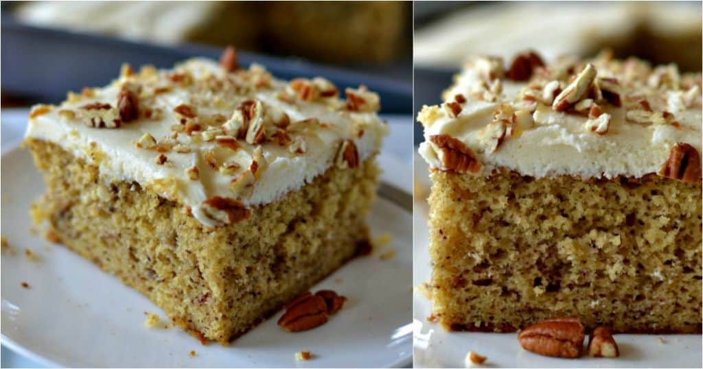 Easy Banana Cake Recipe | Small Town Woman