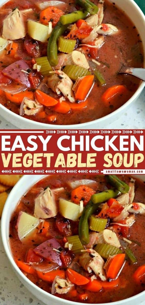 Chicken Vegetable Soup | Small Town Woman