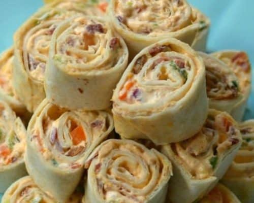 Jalapeno Popper Pinwheel Recipe | Small Town Woman