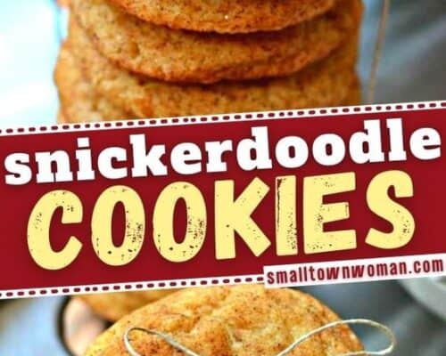 Snickerdoodle Cookies - Small Town Woman