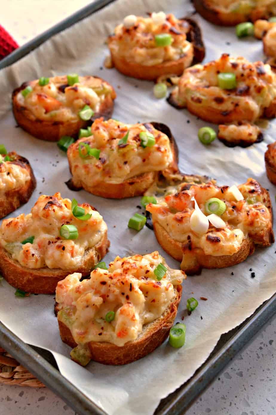 Baked Shrimp Toast - Small Town Woman
