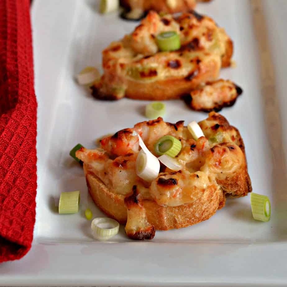 Baked Shrimp Toast Small Town Woman