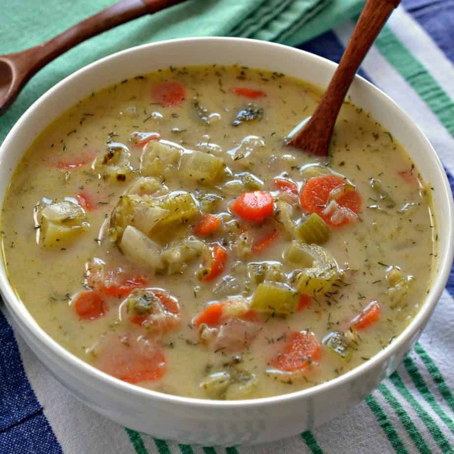 Creamy Dill Pickle Soup Small Town Woman