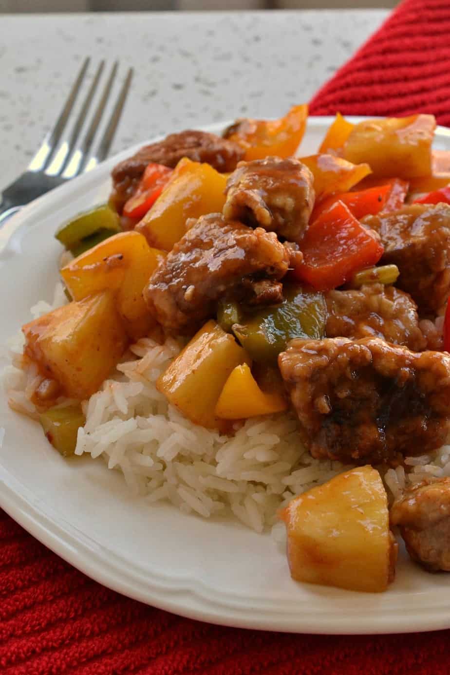 Homemade Sweet and Sour Pork Recipe | Small Town Woman