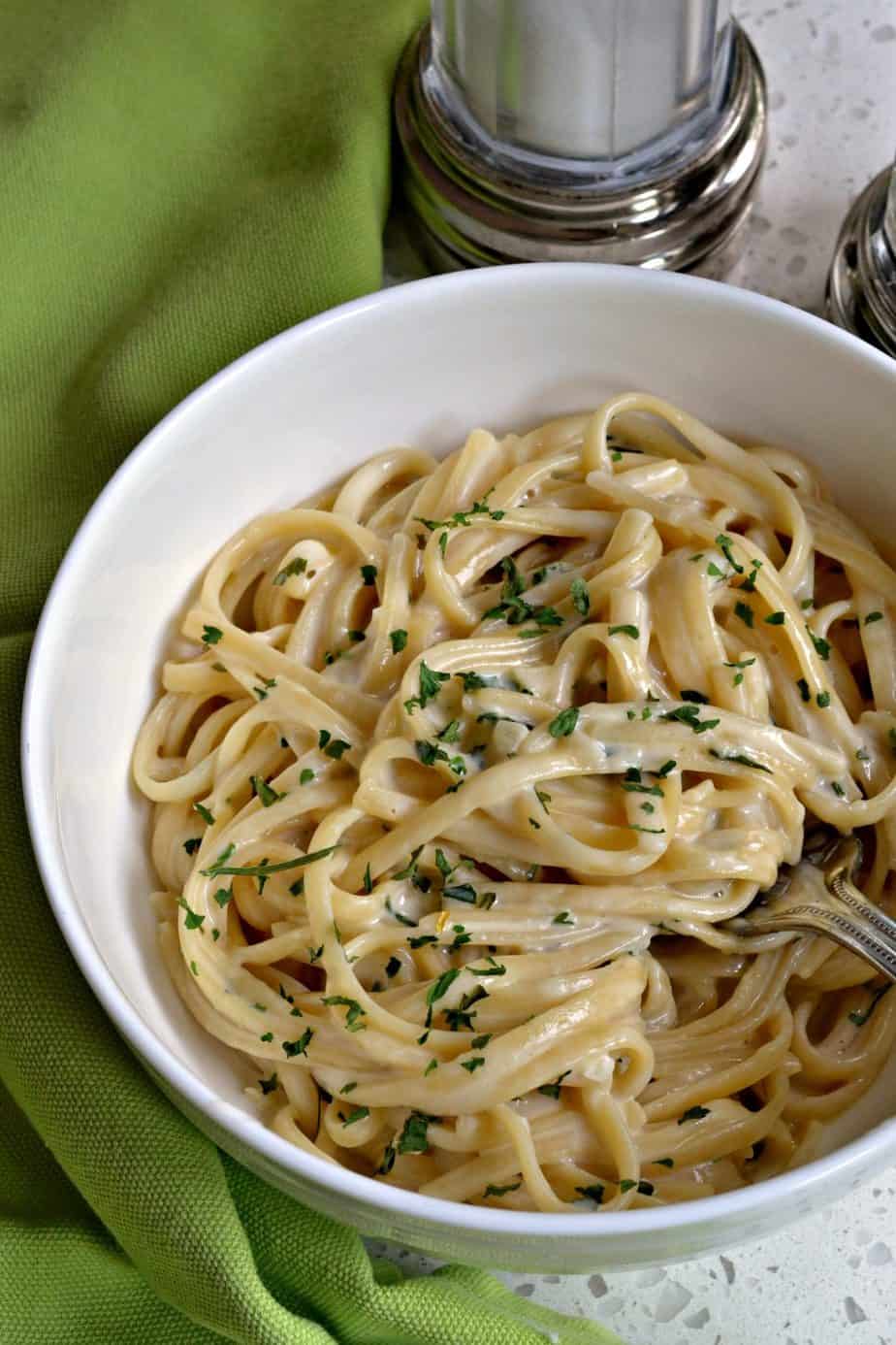 Parmesan Pasta (an easy one skillet creamy recipe)