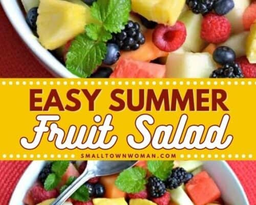 Easy Summer Fruit Salad Recipe - Small Town Woman