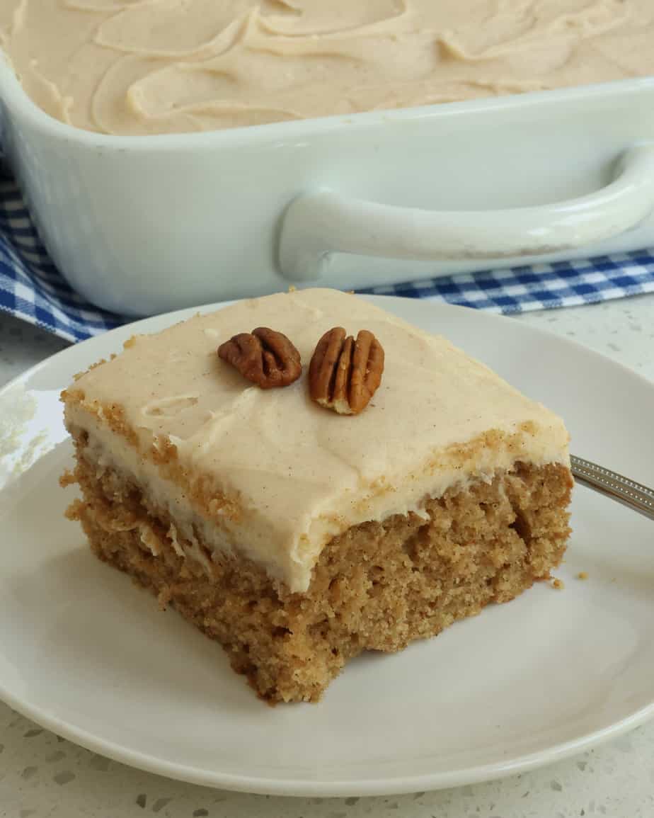 Applesauce Pecan Spice Cake - Cindy's Recipes and Writings