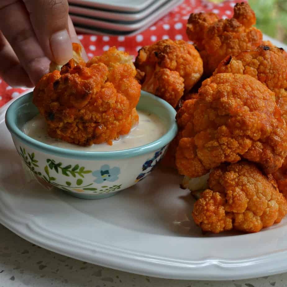 Buffalo Cauliflower Buffalo Sauced Cauliflower Bites