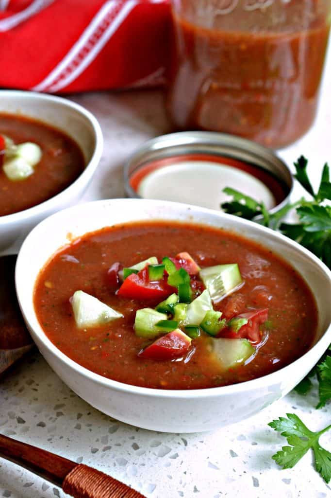 Easy Gazpacho Recipe | Small Town Woman