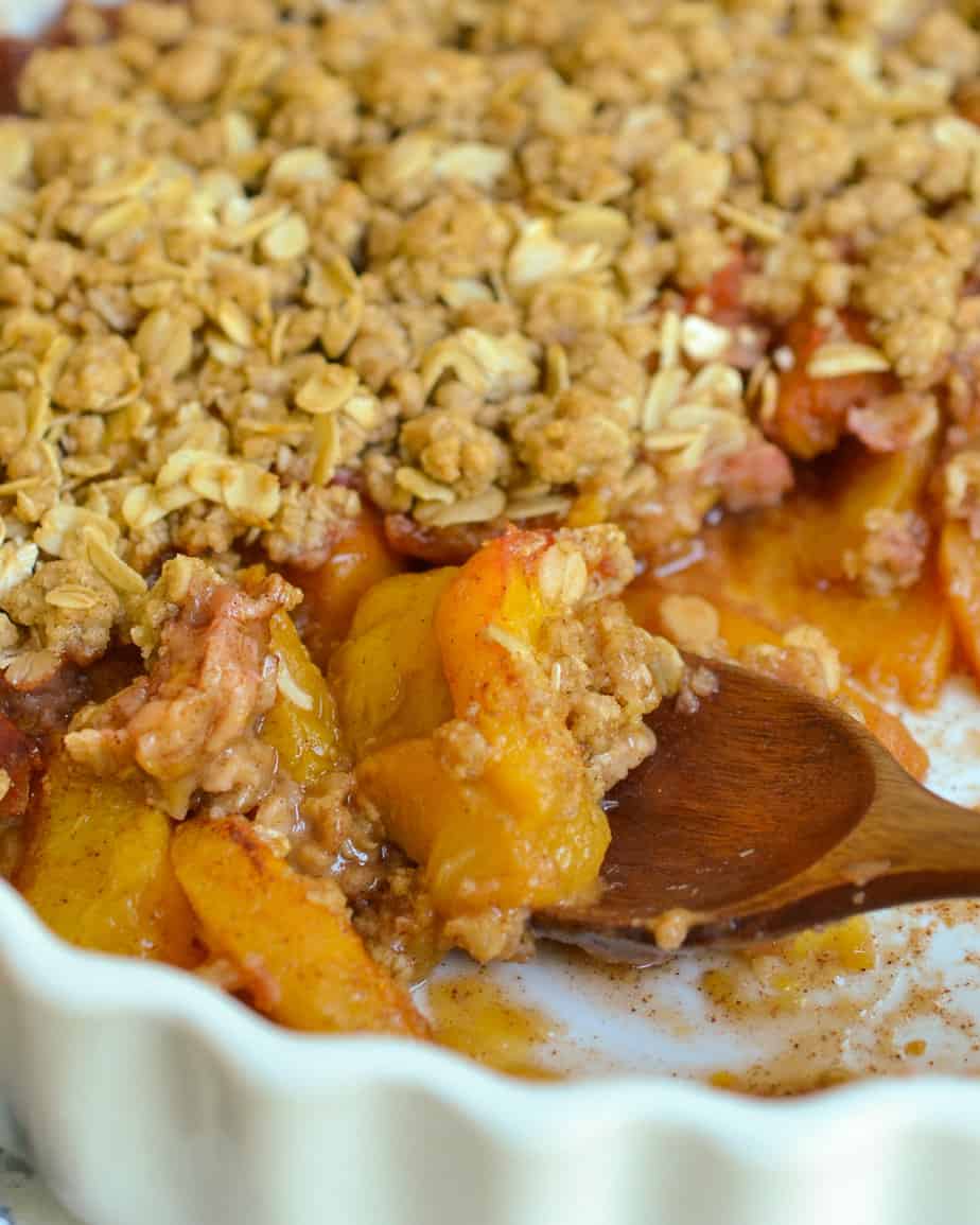 Peach Oatmeal ⋆ Easy, Tasty, and Only 20 Minutes!