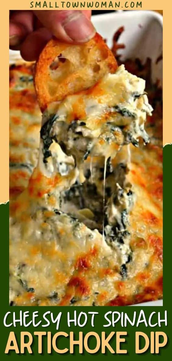 Hot Spinach Artichoke Dip | Small Town Woman