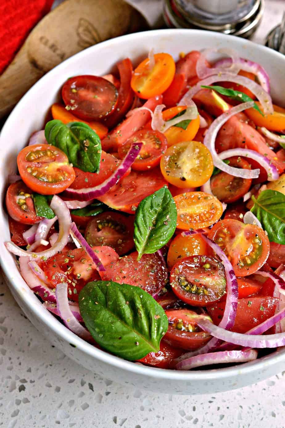 Fresh Tomato Salad Recipe | Small Town Woman