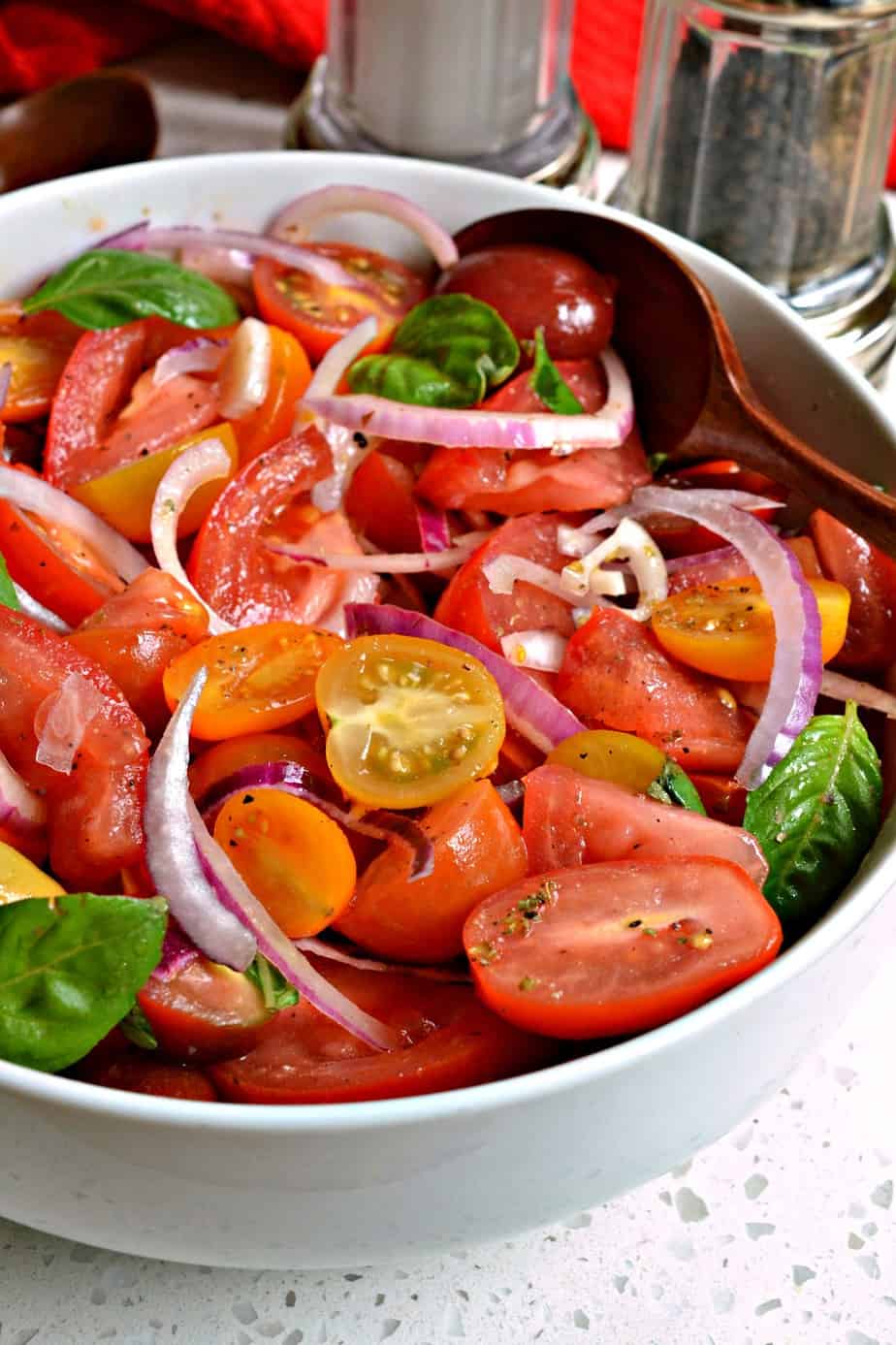 Fresh Summer Tomato Salad Recipe | Small Town Woman