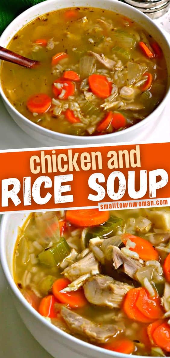 Chicken and Rice Soup Recipe | Small Town Woman
