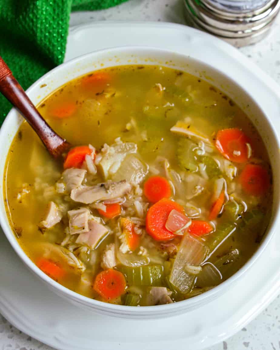 Mushroom & Wild Rice Soup (Ready in 20 Minutes) - Plain Chicken