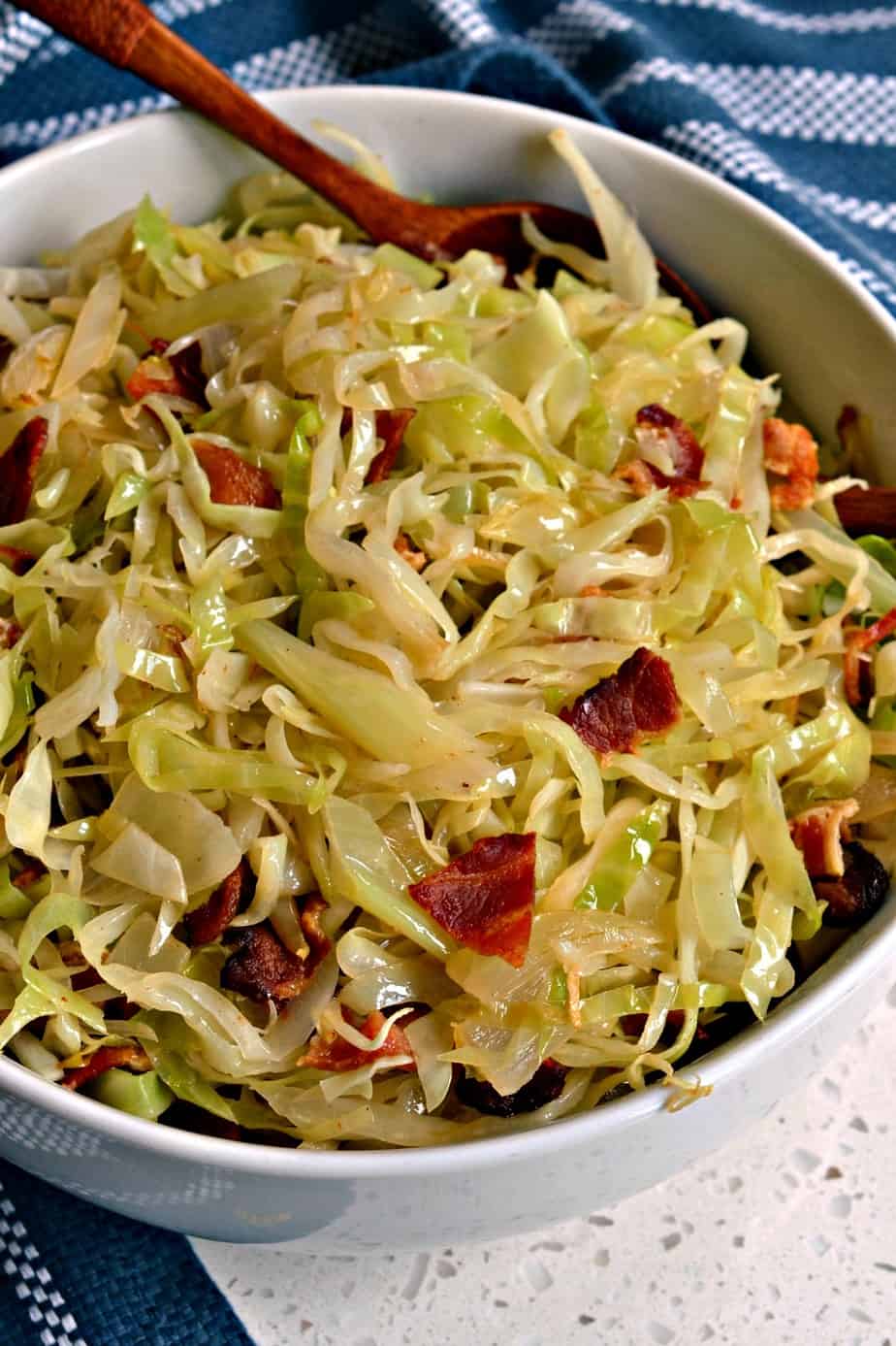 Easy Fried Cabbage Recipe | Small Town Woman