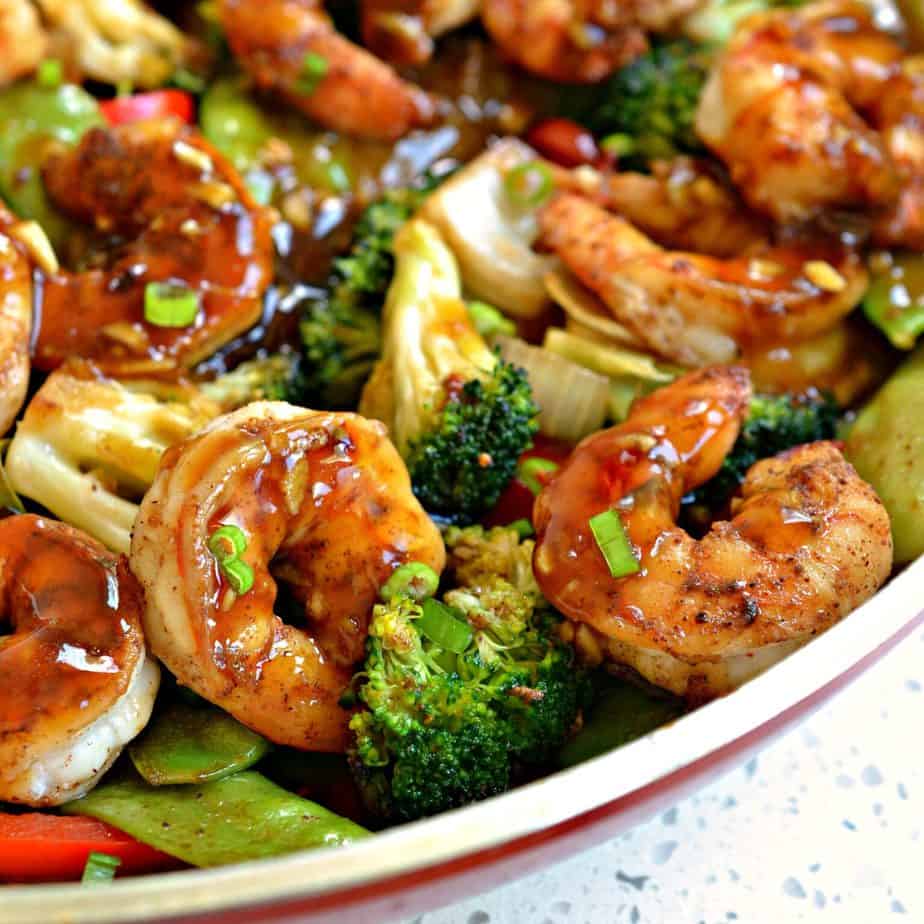 Easy Garlic Shrimp Stir Fry Recipe Small Town Woman