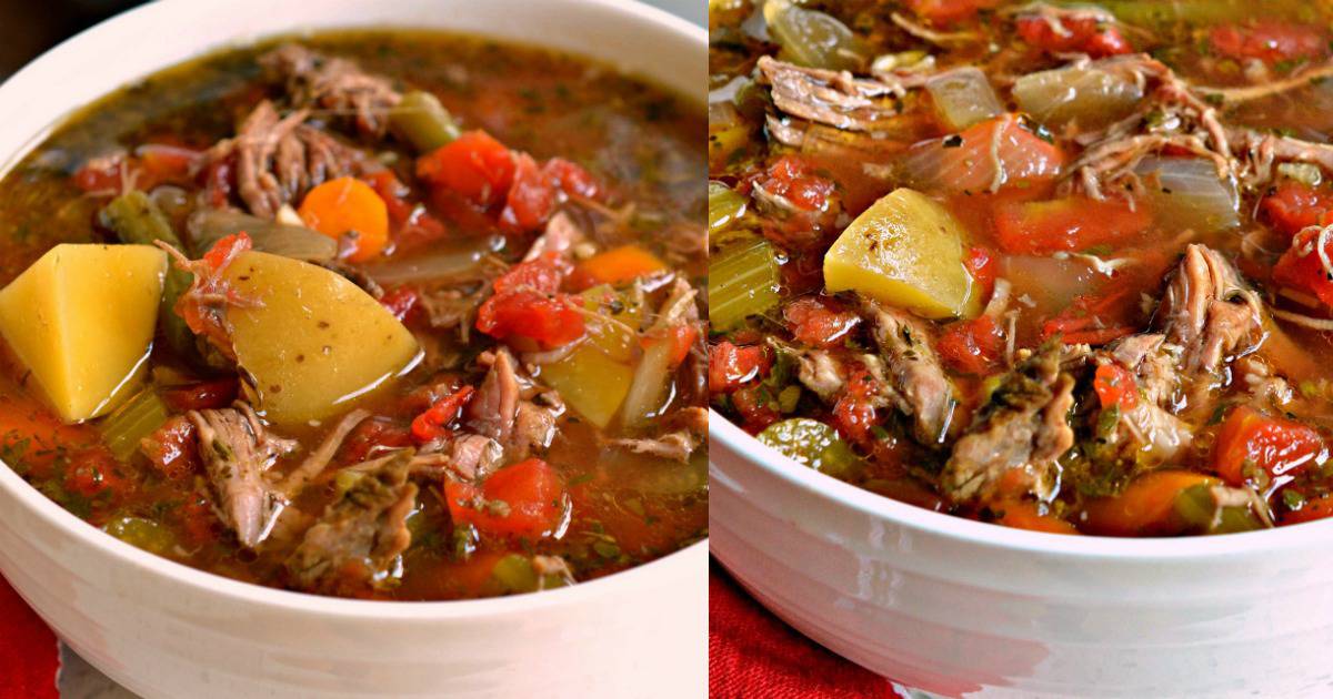 Vegetable Beef Soup Recipe Small Town Woman