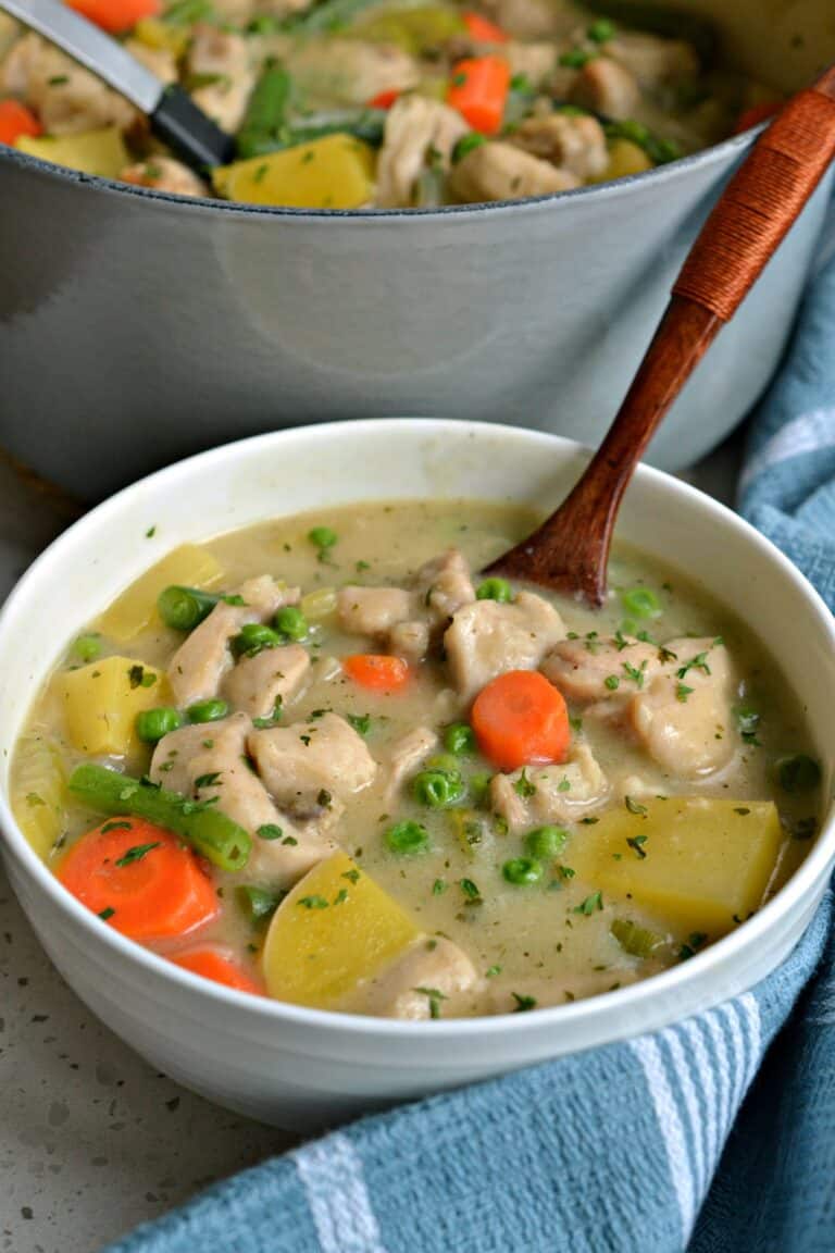 Easy Chicken and Vegetable Stew Recipe | Small Town Woman