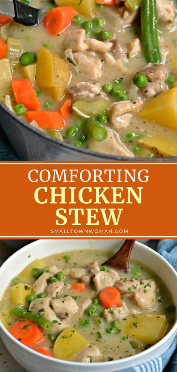 Easy Chicken and Vegetable Stew Recipe | Small Town Woman