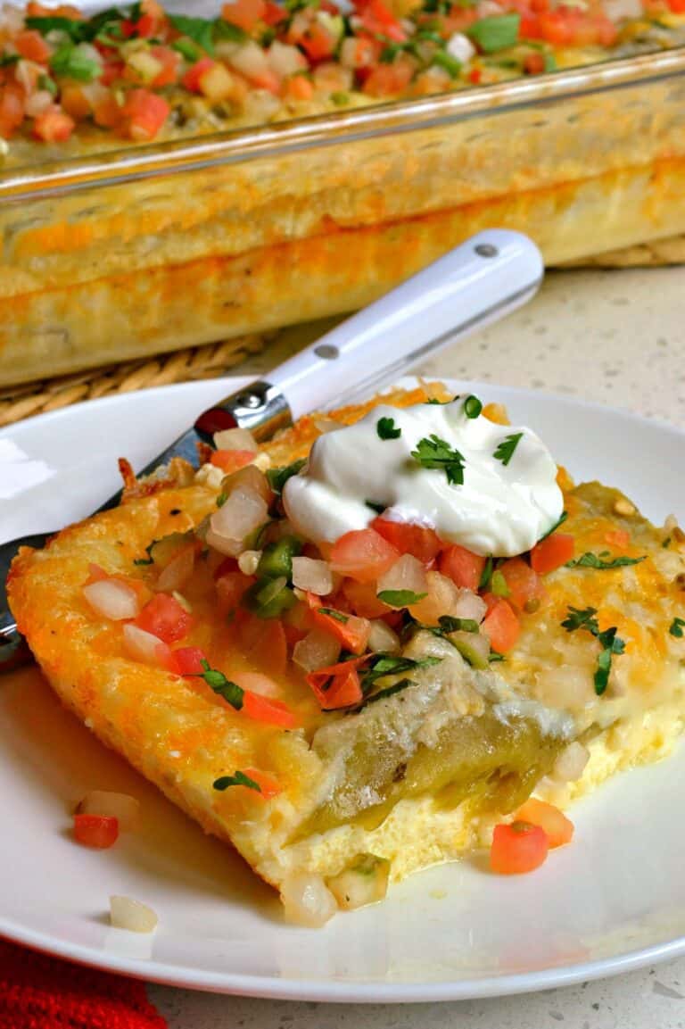 Chile Relleno Casserole | Small Town Woman