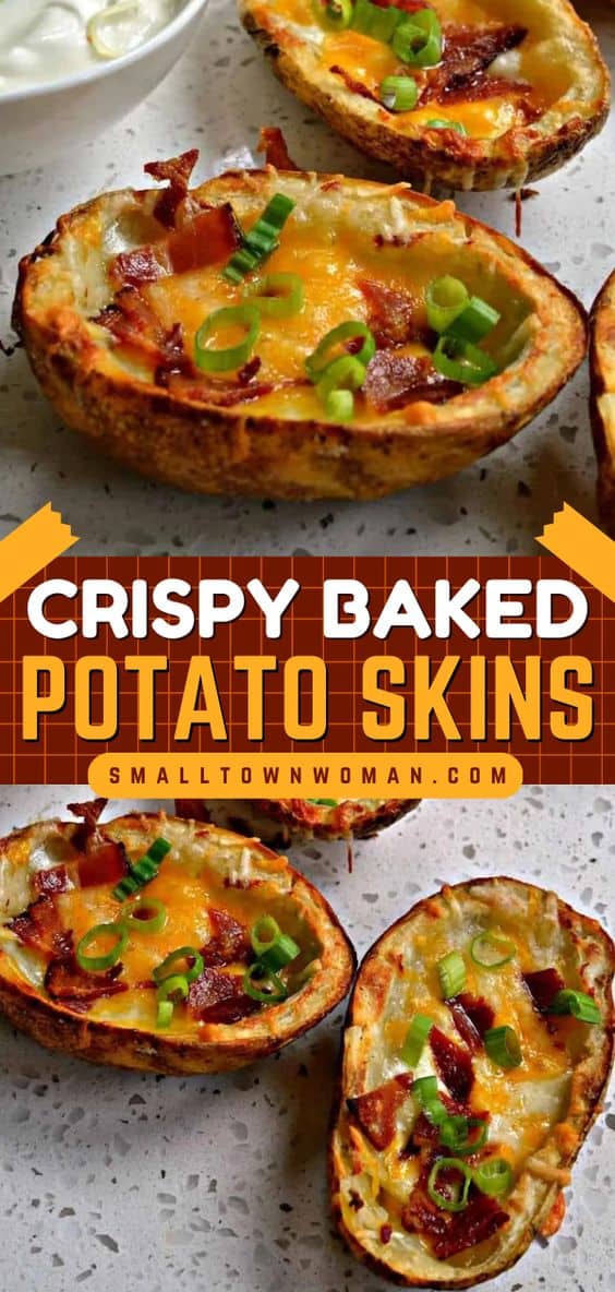 Baked Potato Skins | Small Town Woman