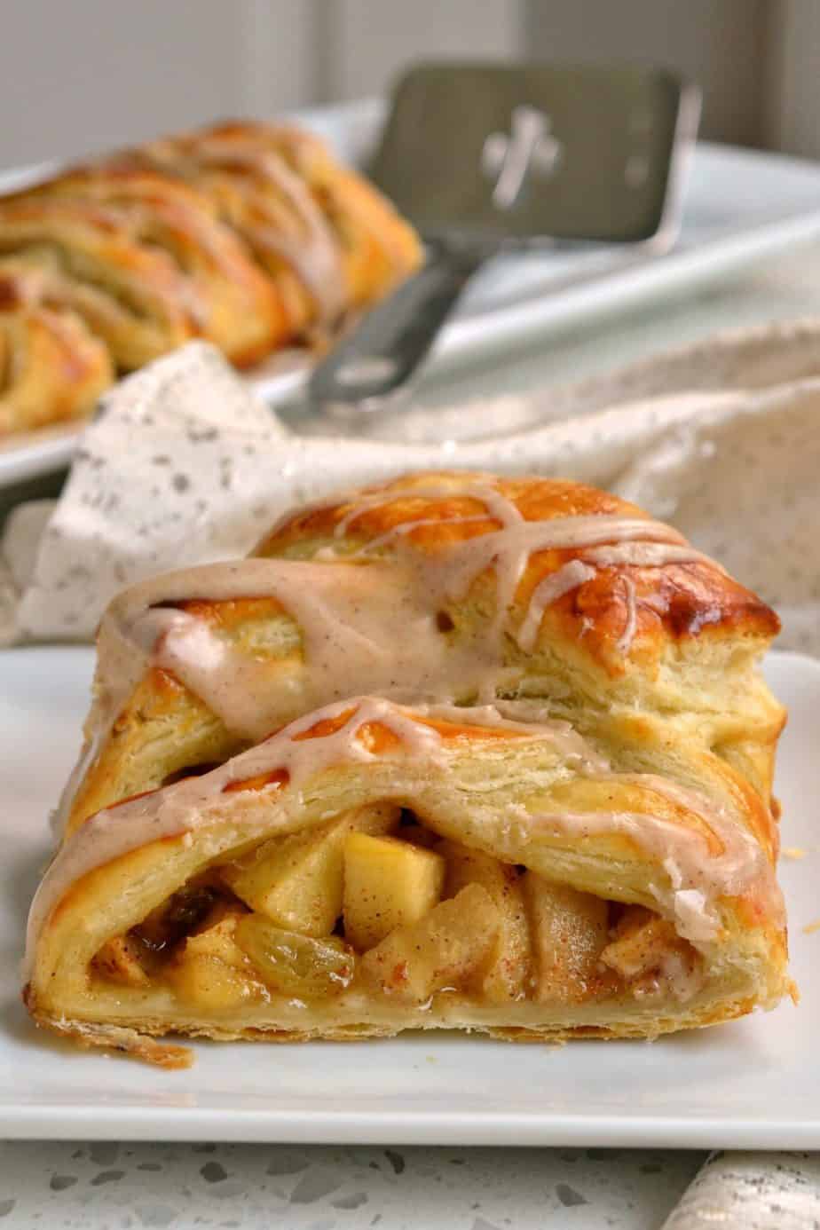 Apple Strudel with Easy Puff Pastry | Small Town Woman