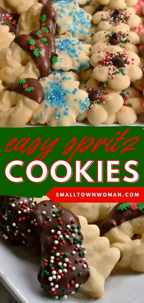 Buttery Spritz Cookies | Small Town Woman