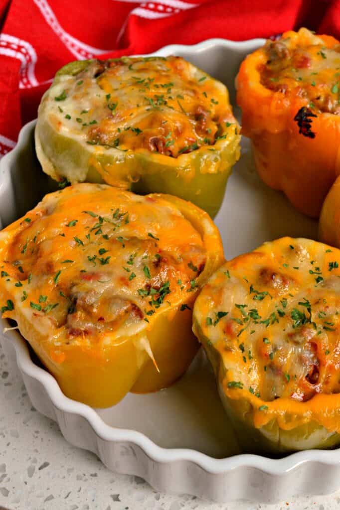 Mexican Stuffed Peppers Recipe | Small Town Woman