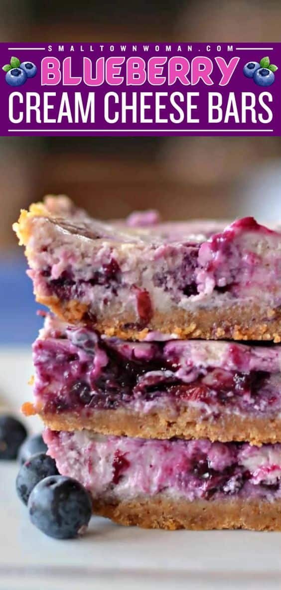 Blueberry Cream Cheese Bars