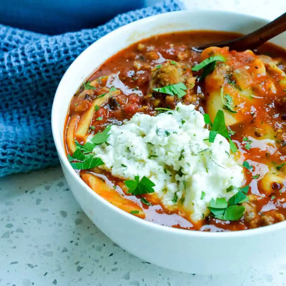 Lasagna Soup