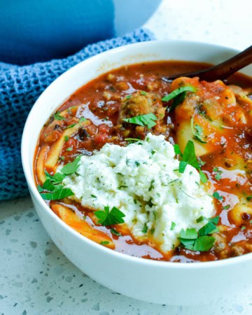 Lasagna Soup