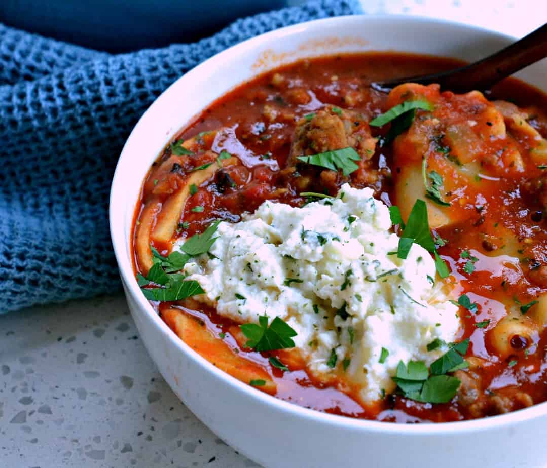 Effortless Lasagna Soup Recipe