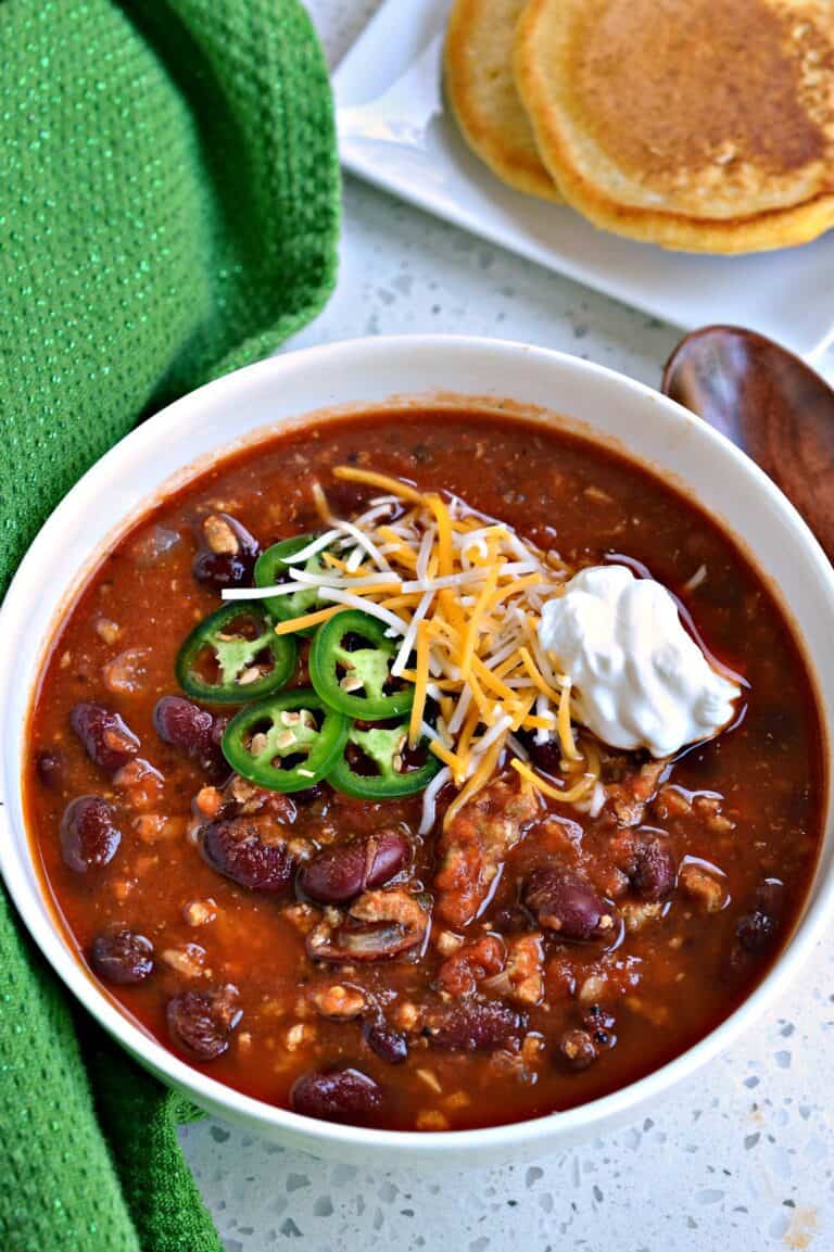 The Best Ground Turkey Chili (Thick Robust and Hearty)