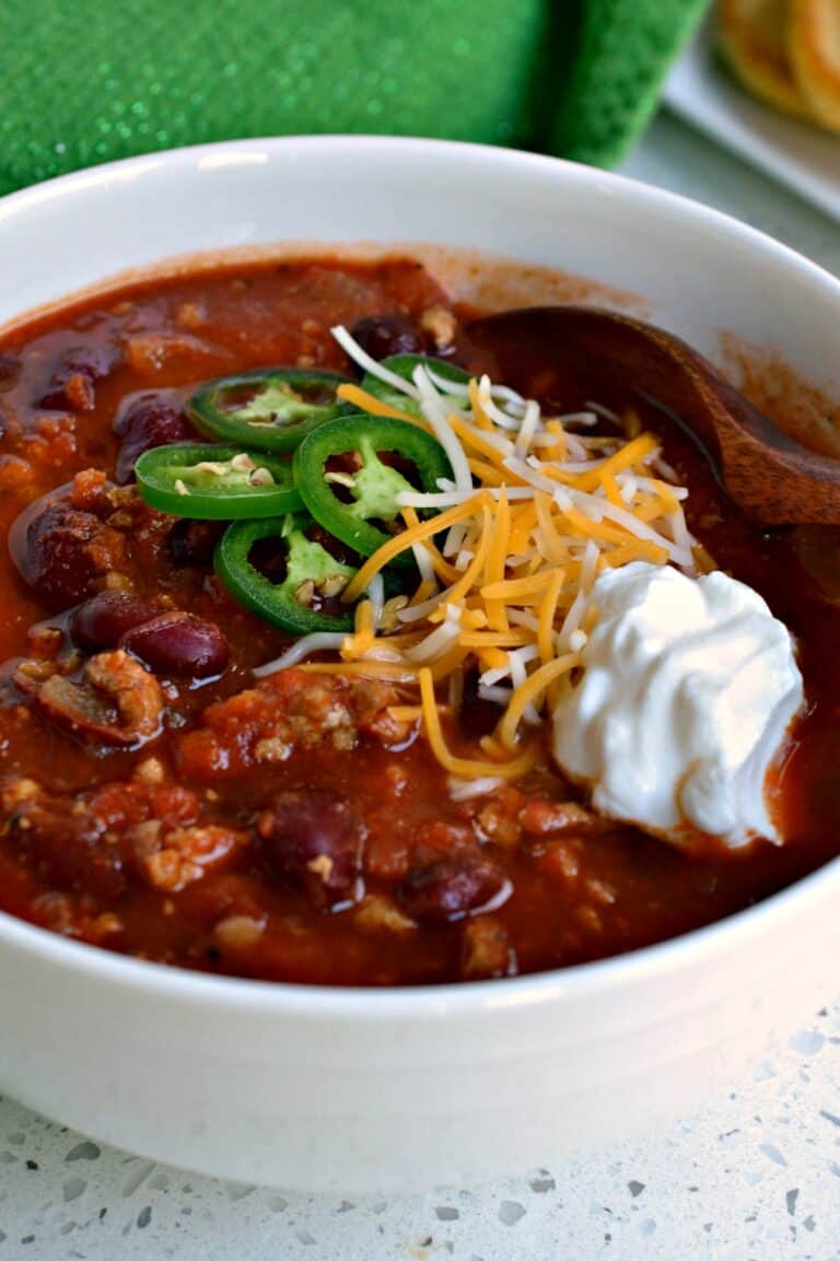 The Best Ground Turkey Chili (Thick Robust and Hearty)